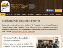 Tablet Screenshot of northernpolkpf.org